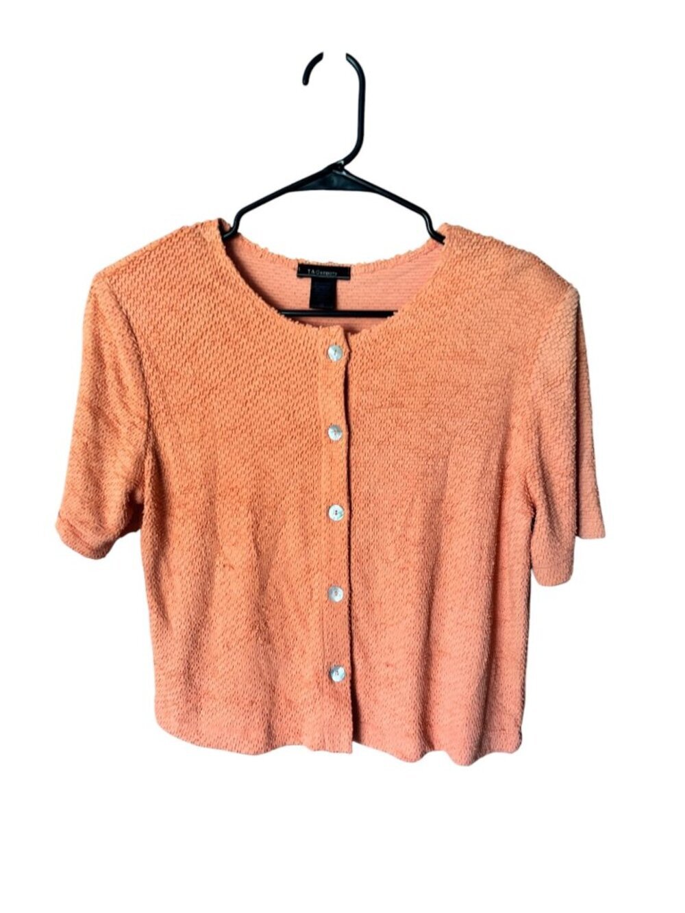 T & Company Women’s Orange Short Top